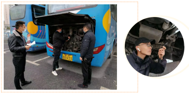 新余長(zhǎng)運(yùn)：聯(lián)合高速交警開(kāi)展車輛安全隱患大排查