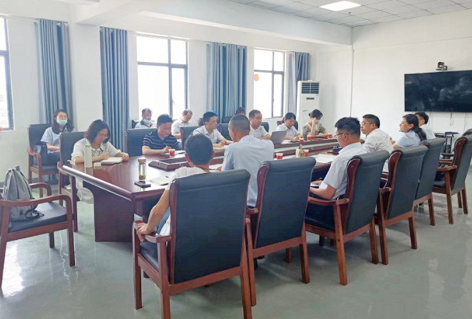 黃俊督導(dǎo)都昌公司復(fù)工復(fù)產(chǎn)、疫情防控、安全生產(chǎn)工作