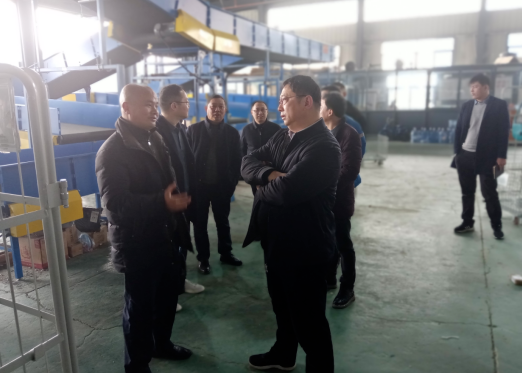 九江長運:省郵政管理局領導調研永修公司農(nóng)村物流三級體系建設工作