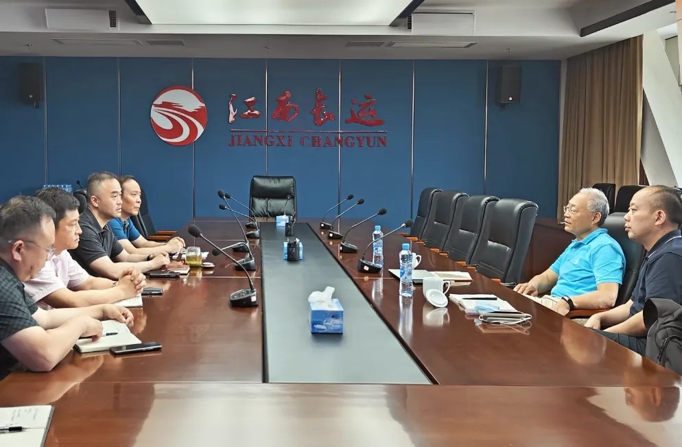 中物聯(lián)規(guī)劃研究院到江西長運交流調(diào)研 劉磊、占梁陪同